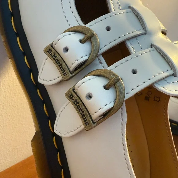 Dr. Martens White Leather Mary Jane style loafers - Picture 7 of 8